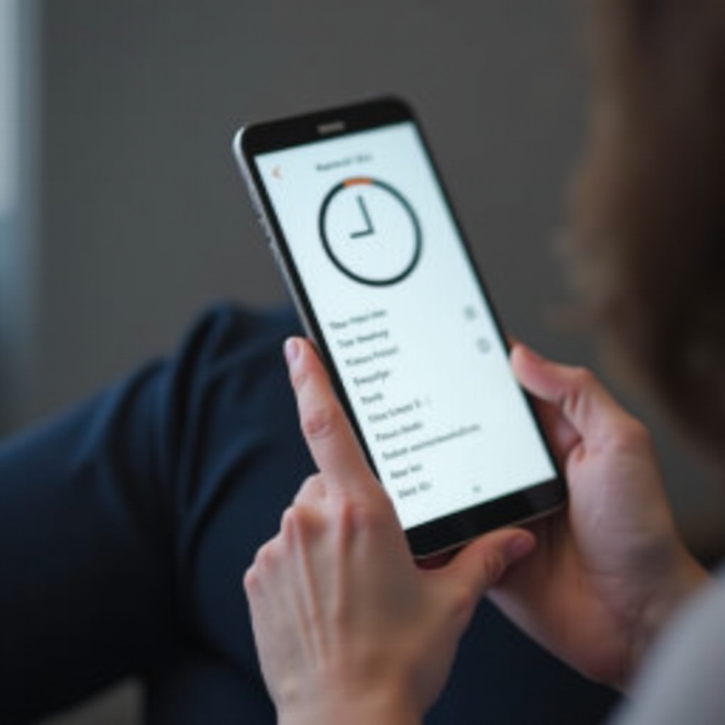 携帯電話の時間を修正する方法