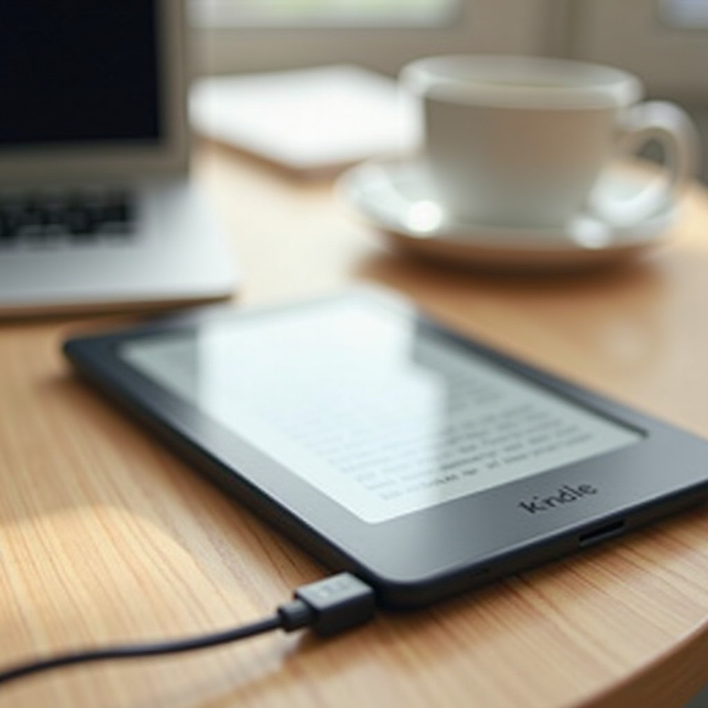 hoe laad je de Kindle Paperwhite op