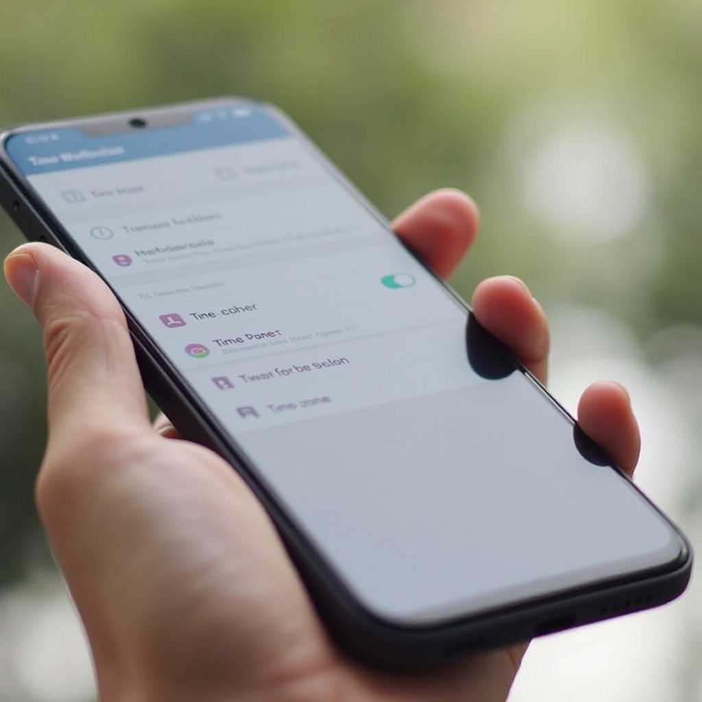 내 전화의 시간을 수정하는 방법