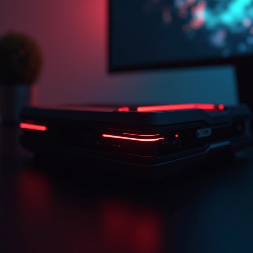 꺼져 있을 때 ASUS GPU 빨간 불빛