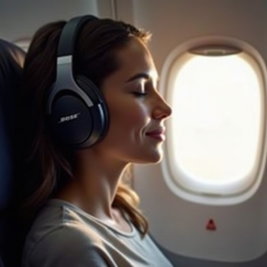 czy mogę używać słuchawek Bose QuietComfort w samolocie