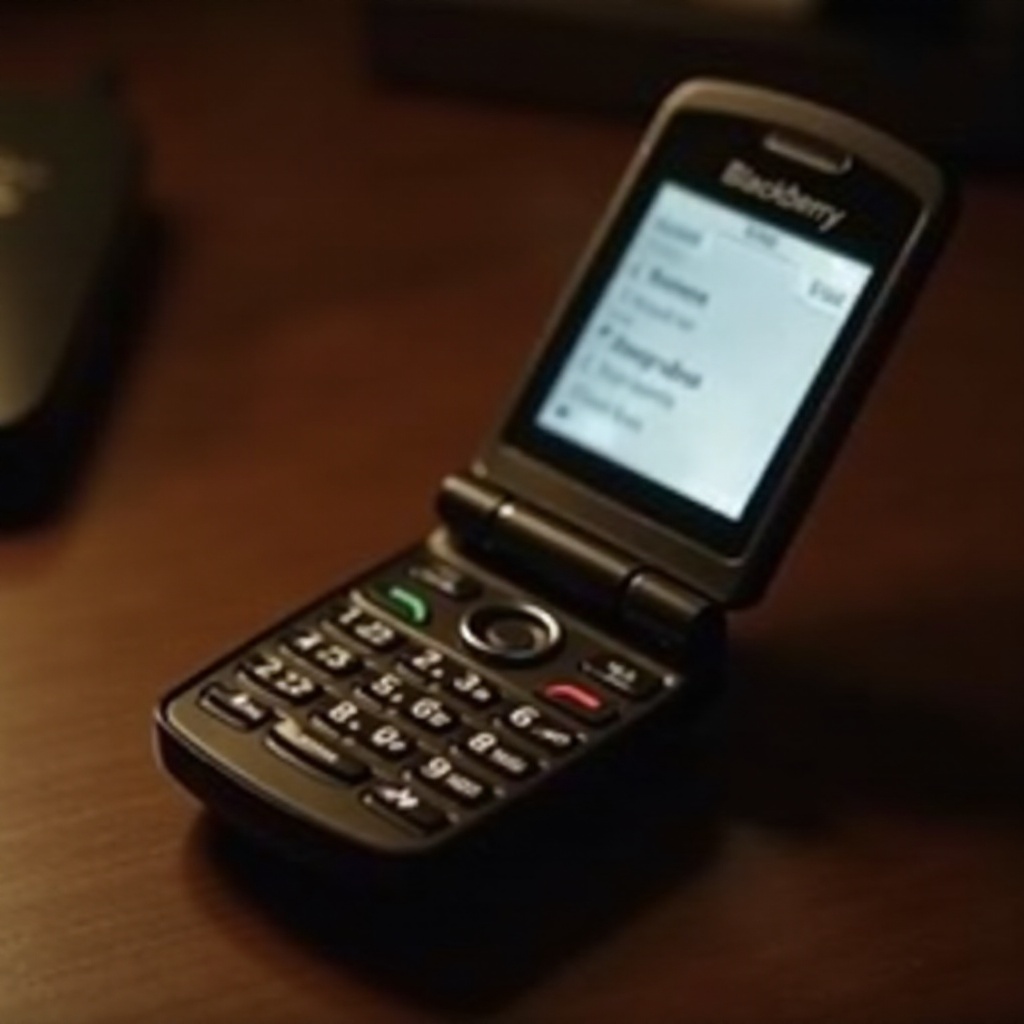 blackberry flip phone with keyboard