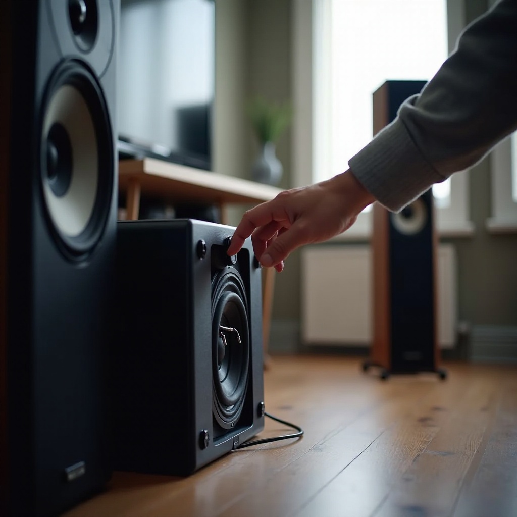 subwoofer cutting in and out