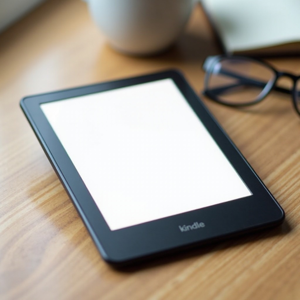 Dlaczego mój Kindle ma biały ekran?
