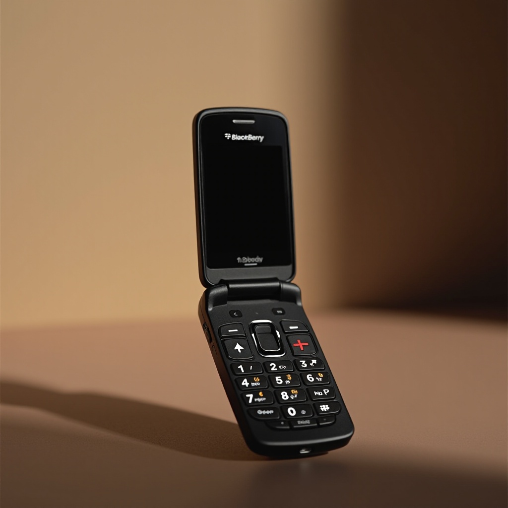 Blackberry-flippipuhelin näppäimistöllä