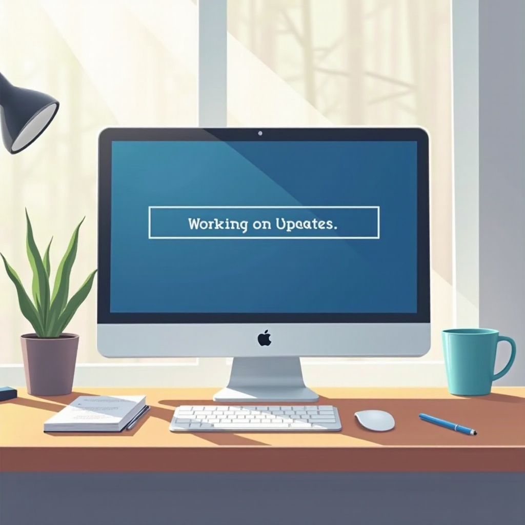 komputer utknął na aktualizacjach