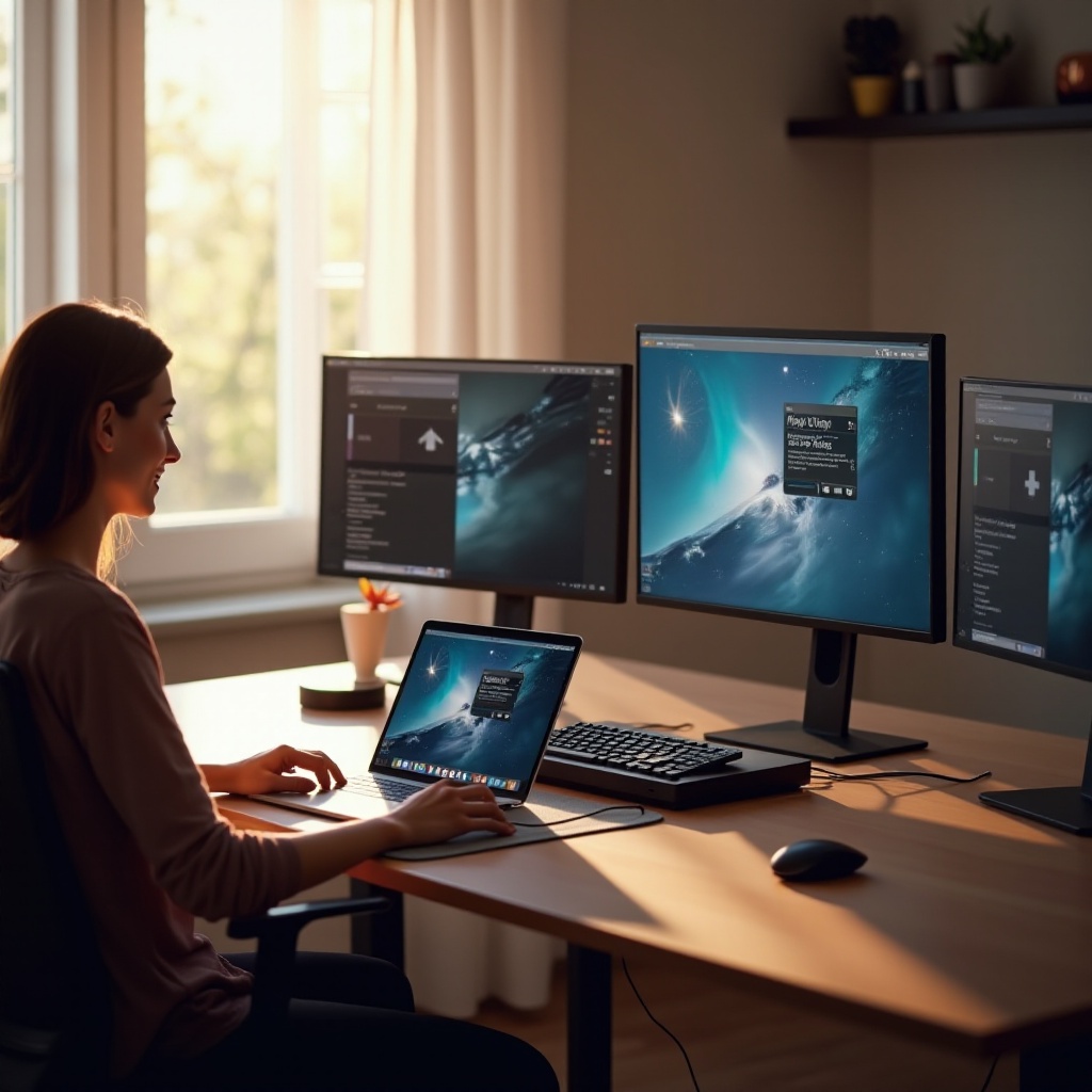 dok laptop untuk beberapa monitor