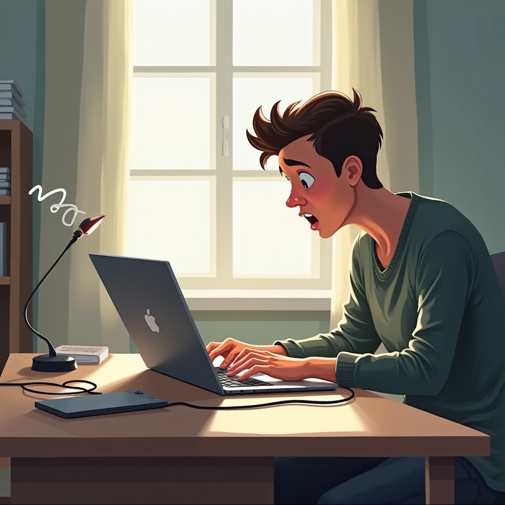 แล็ปท็อปของฉันทำให้ฉันตกใจอยู่เสมอ