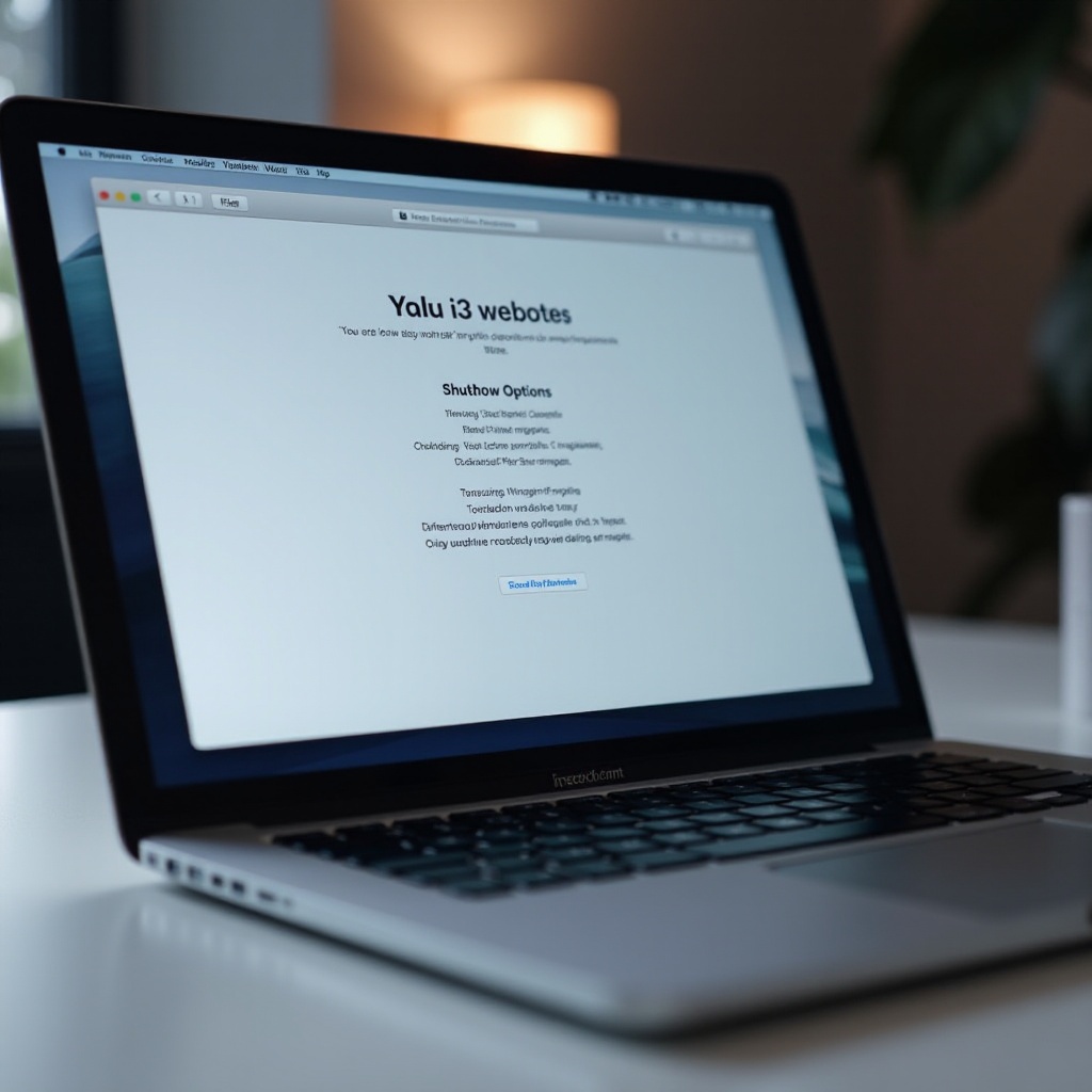 kuinka sammuttaa MacBook Pro -kannettava tietokone