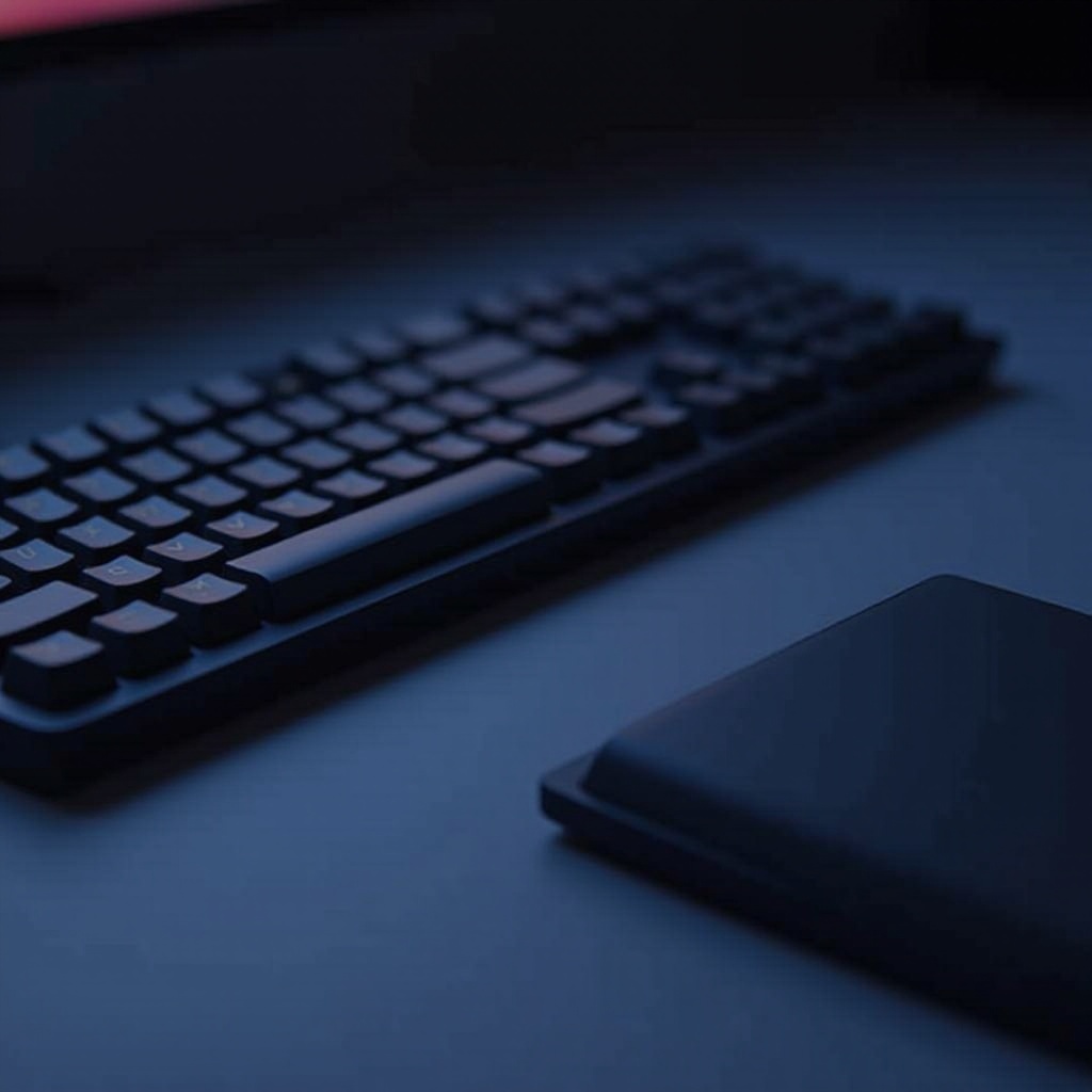 mechanisch toetsenbord met touchpad
