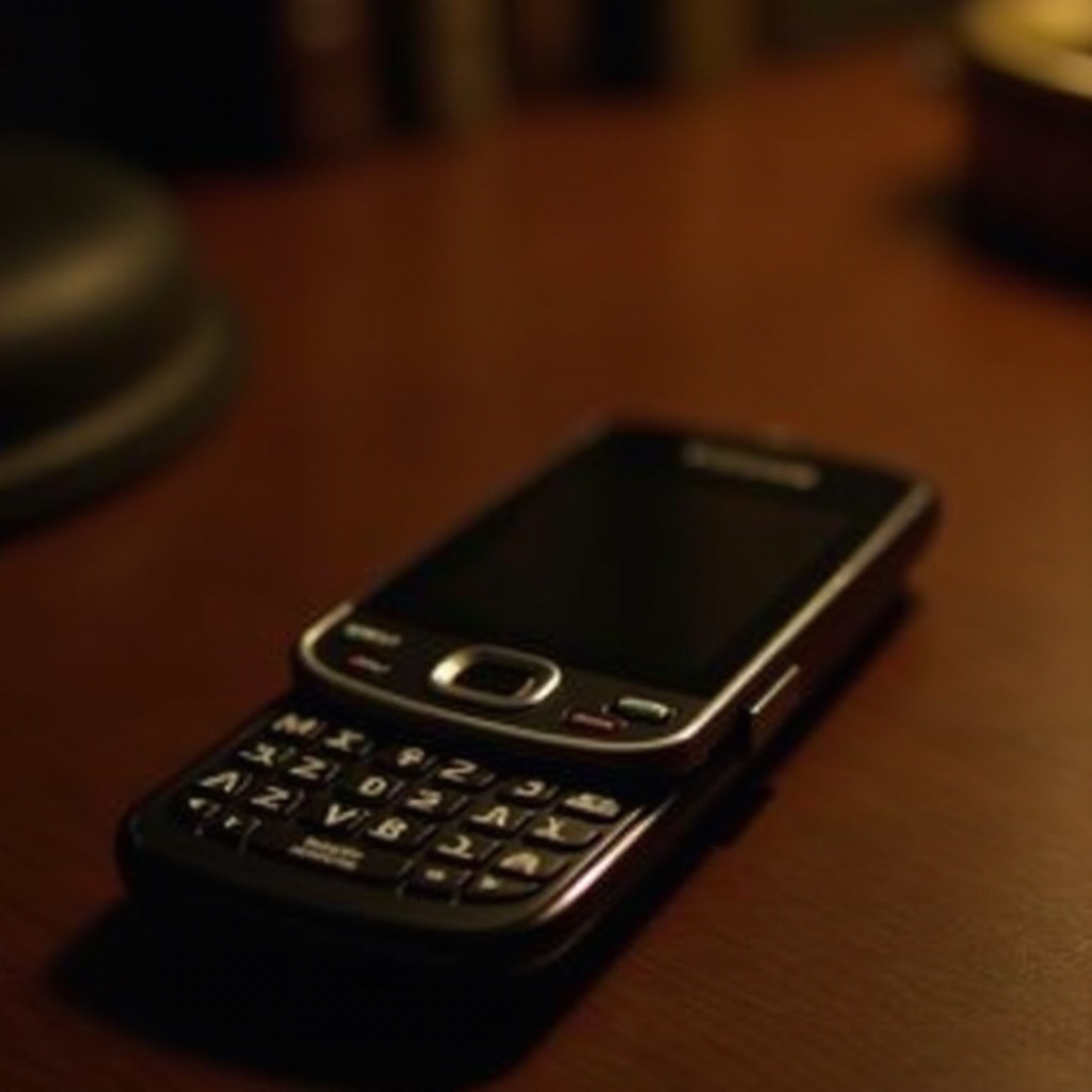 โทรศัพท์ฝาพับ Blackberry พร้อมแป้นพิมพ์