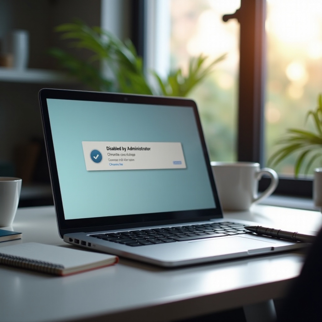chromebook updates disabled by administrator