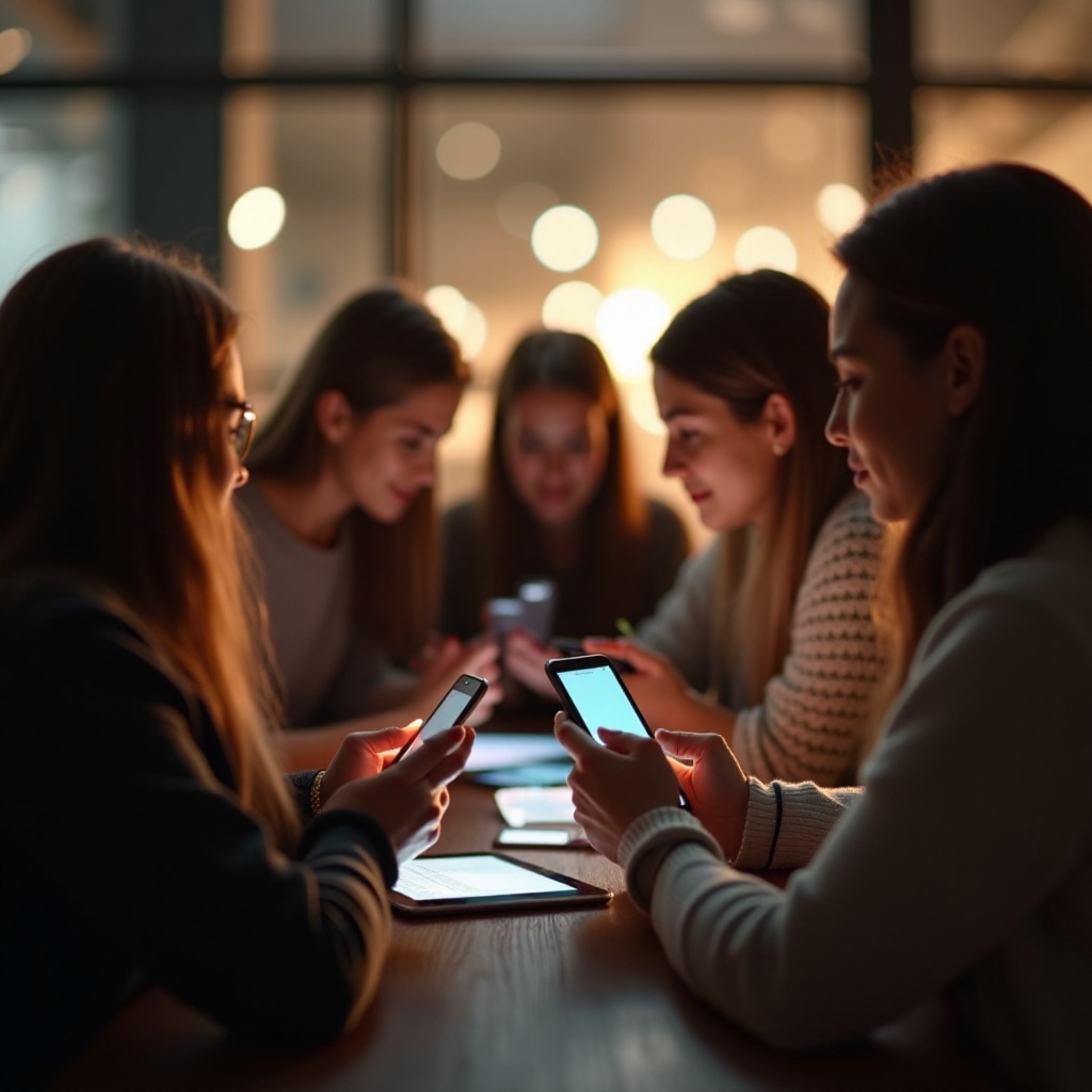 Android-ryhmäkeskustelu iMessagella
