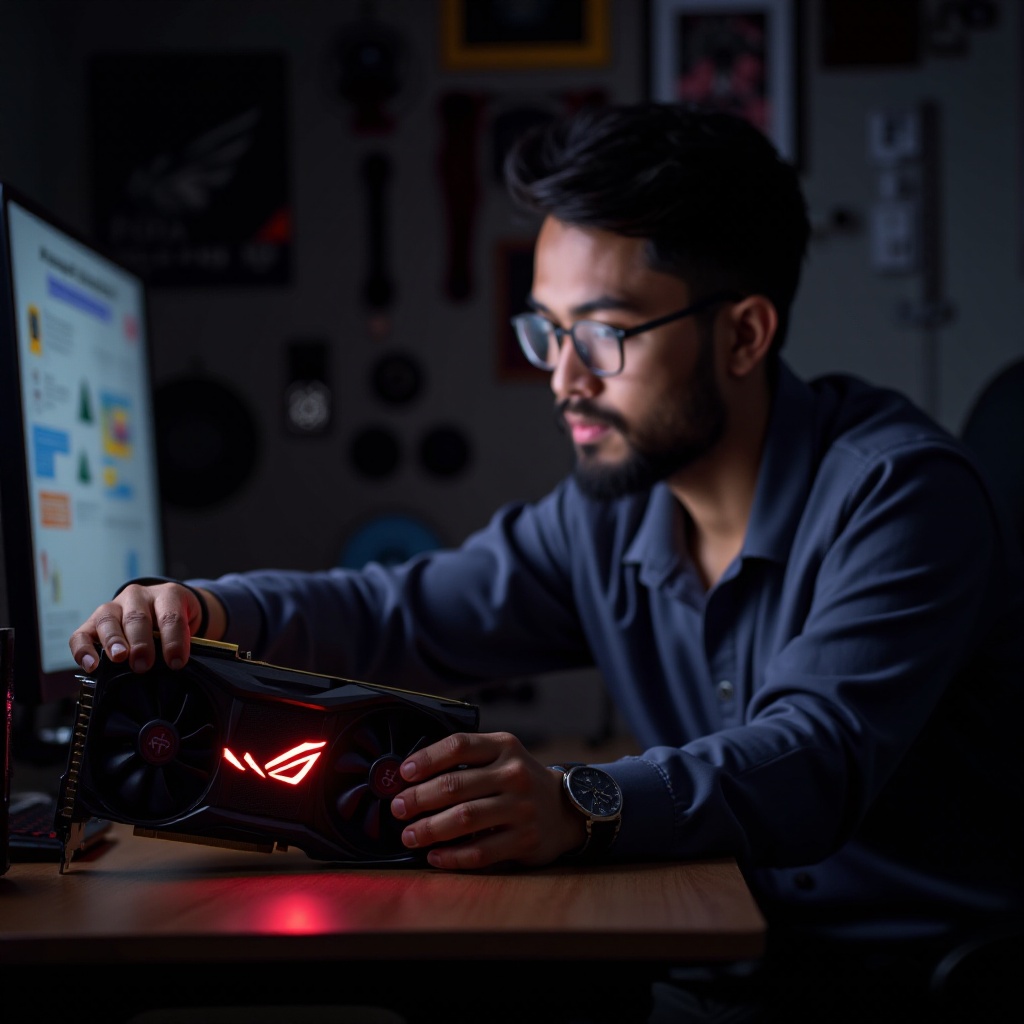 lampu merah gpu asus ketika mati