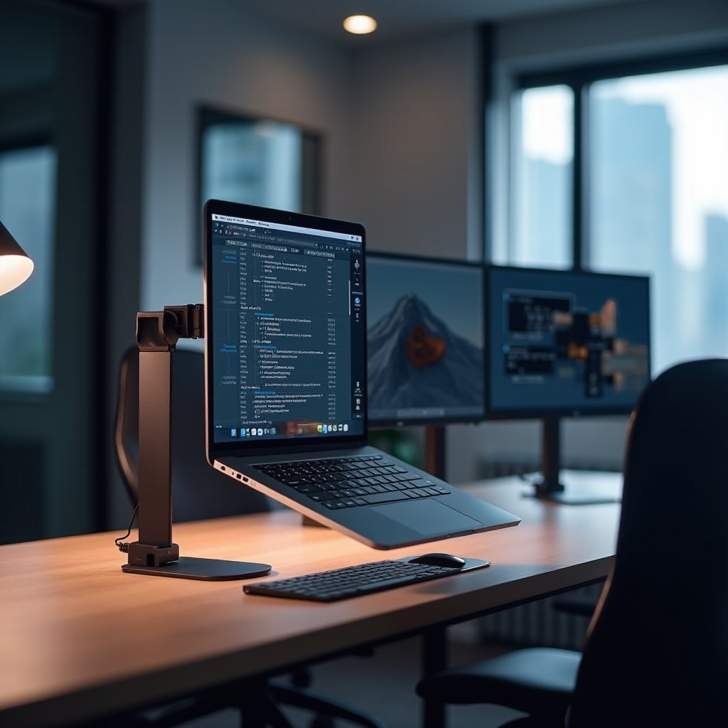 เครื่องเชื่อมต่อแล็ปท็อปสำหรับจอภาพหลายจอ