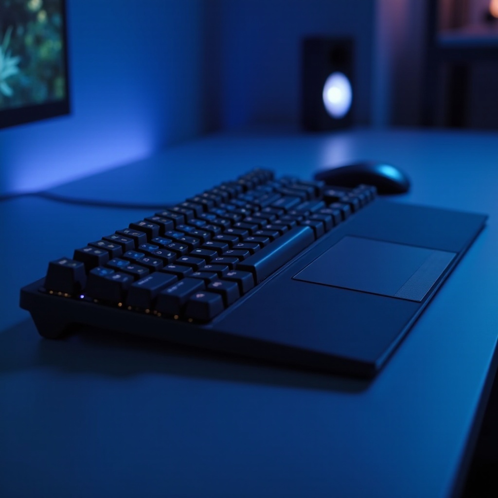 mechanical keyboard with touchpad