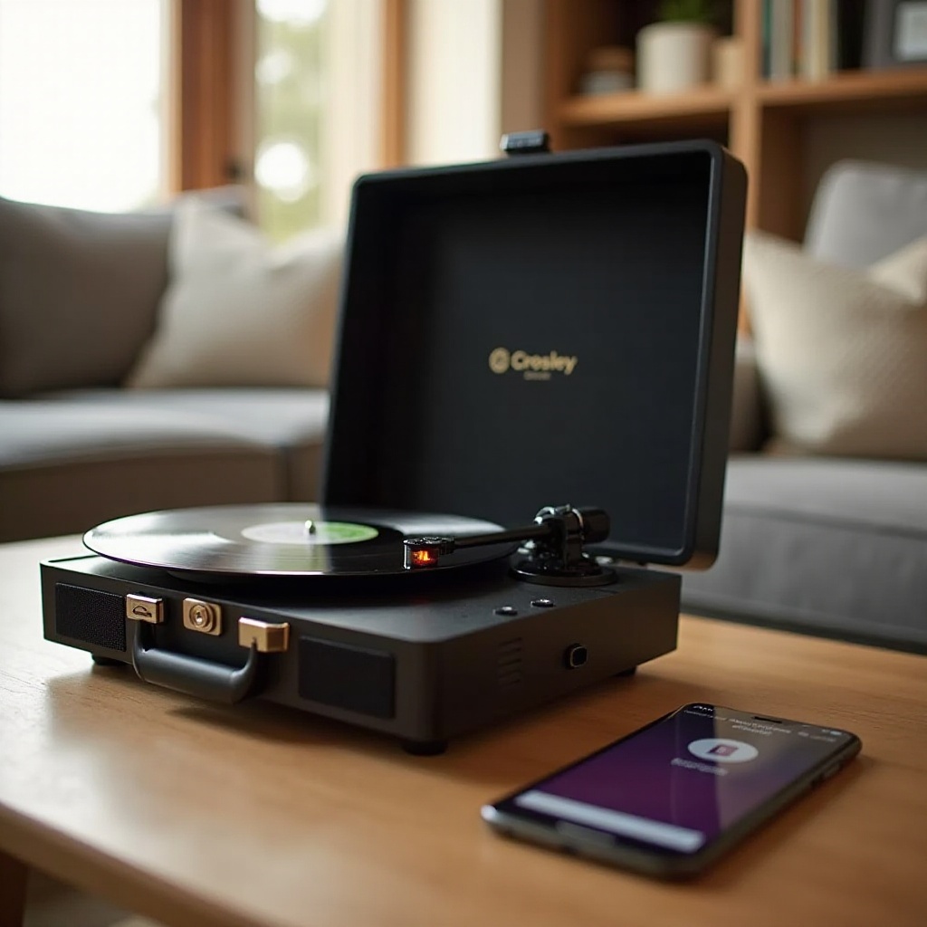 jak korzystać z Bluetooth w gramofonie Crosley