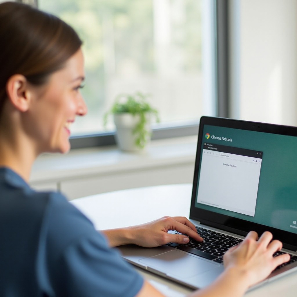 jak pobrać notatnik na mój Chromebook
