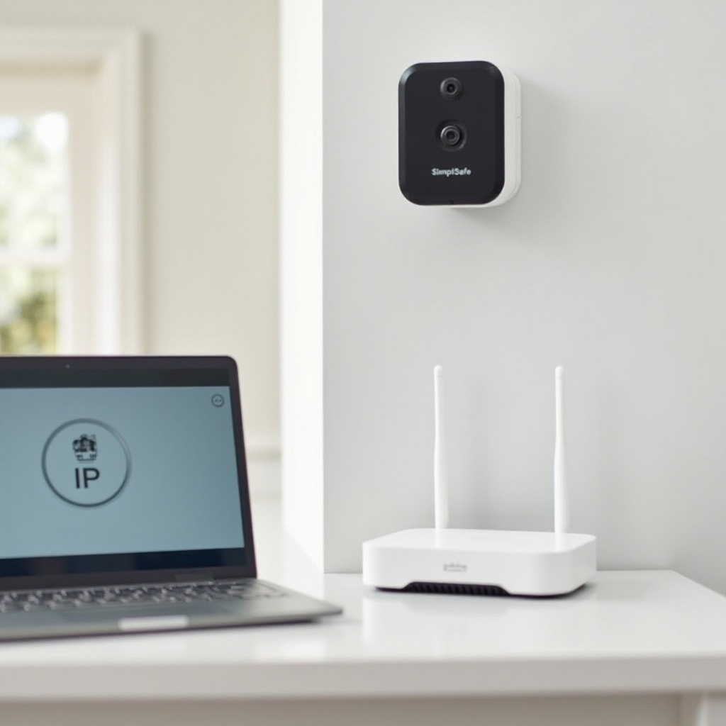 วิธีค้นหาที่อยู่ IP ของกล้อง SimpliSafe ของคุณ
