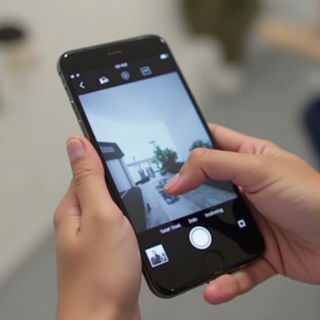 kamera iPhone saya tidak bisa berputar