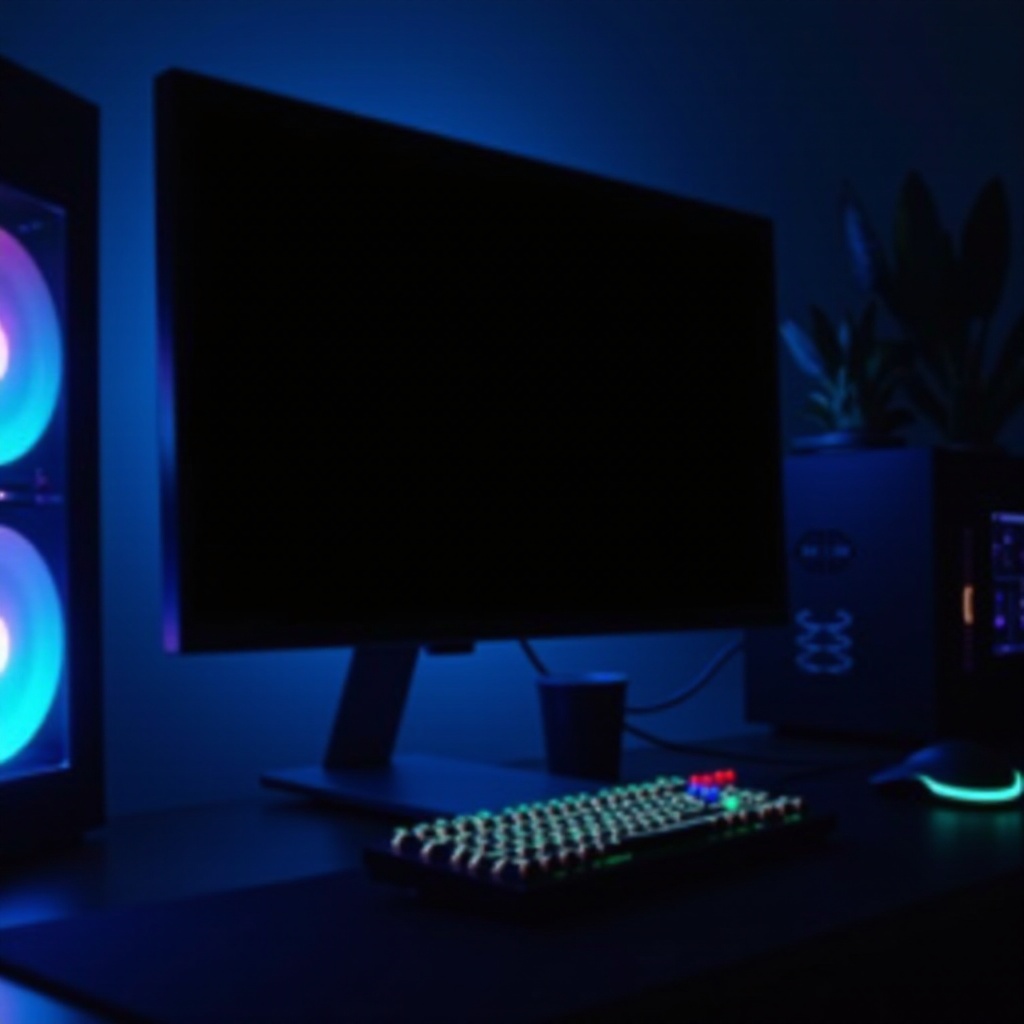 scherm wordt zwart met beste gaming-pc