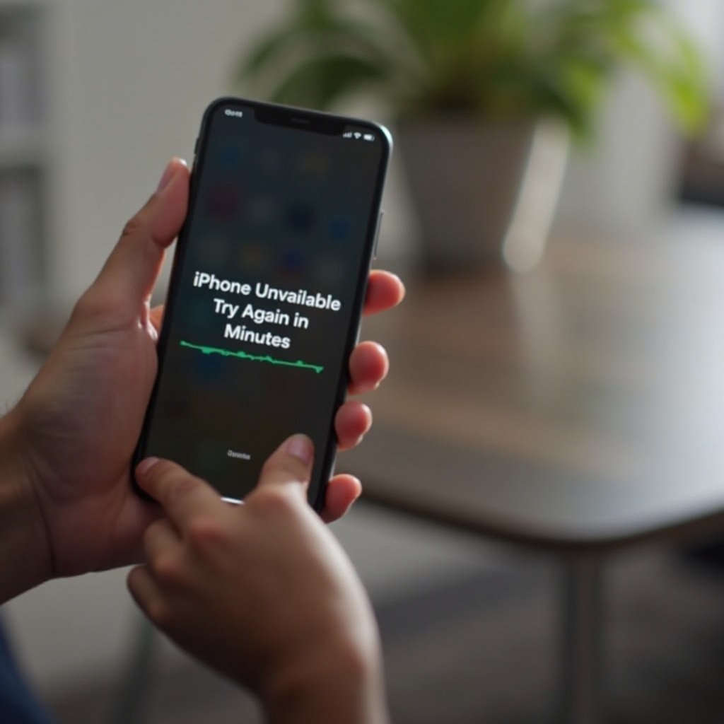 iPhone tidak tersedia, coba lagi dalam 15 menit