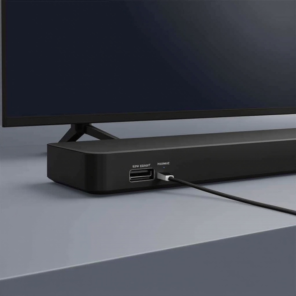 hdmi arc -kaapeli soundbarista televisioon