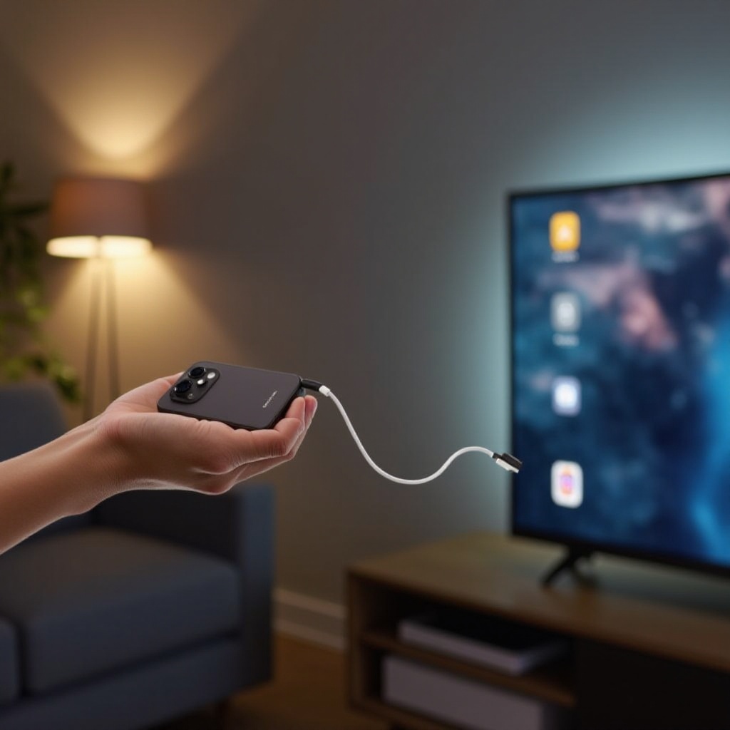 kuinka yhdistää iPhone televisioon USB:n avulla
