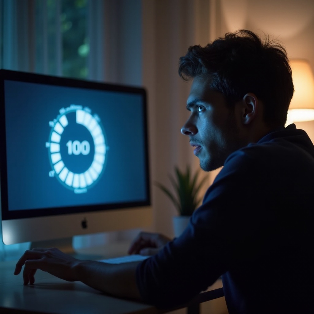 Het opnieuw opstarten van de computer duurt eeuwig