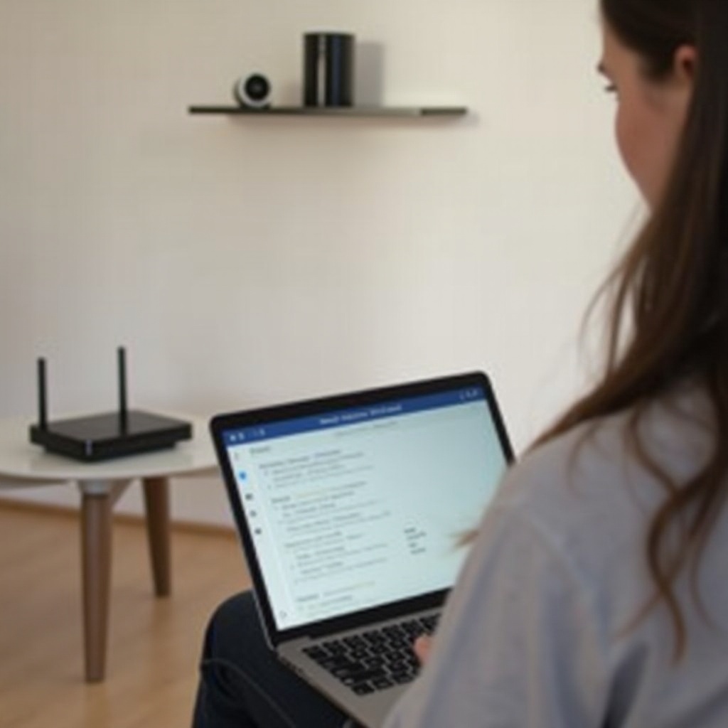 cara menemukan alamat IP kamera SimpliSafe Anda