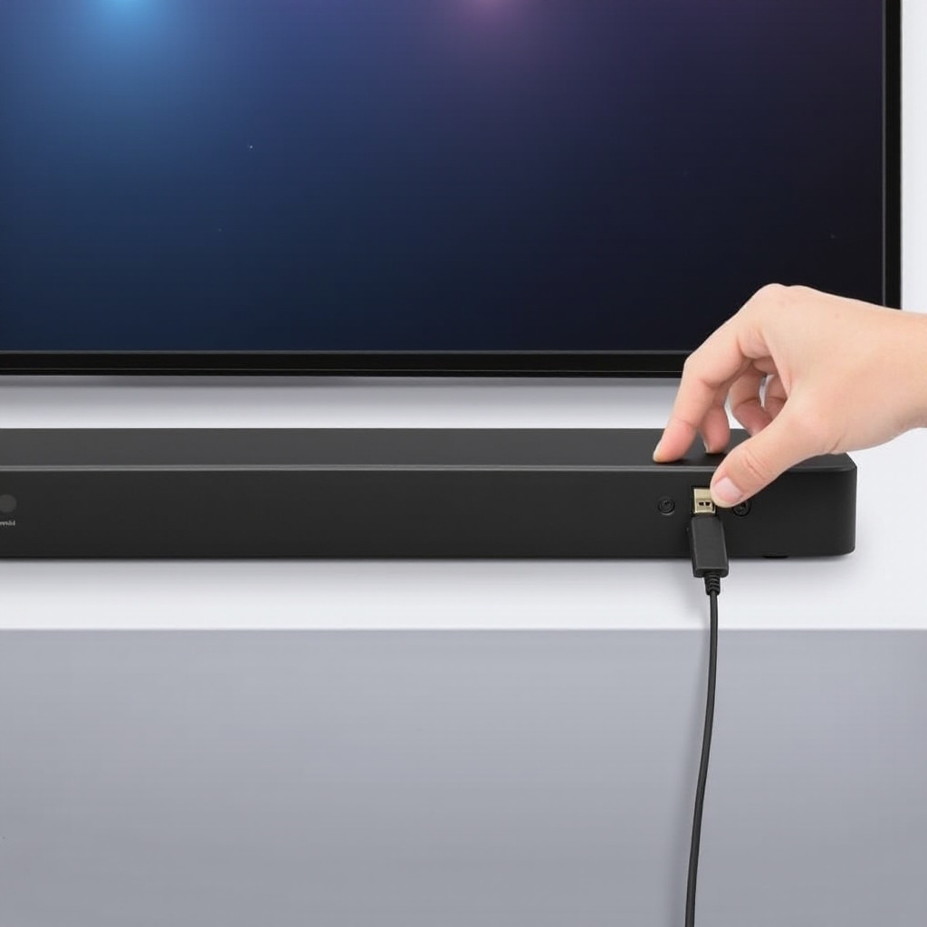 サウンドバーをテレビに接続するためのHDMI ARCケーブル