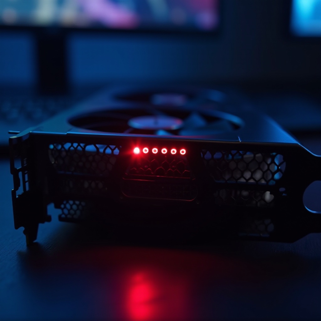 czerwona dioda GPU ASUS, gdy wyłączony