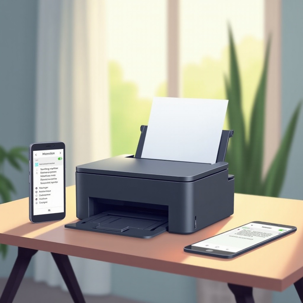 konfiguracja drukarki android