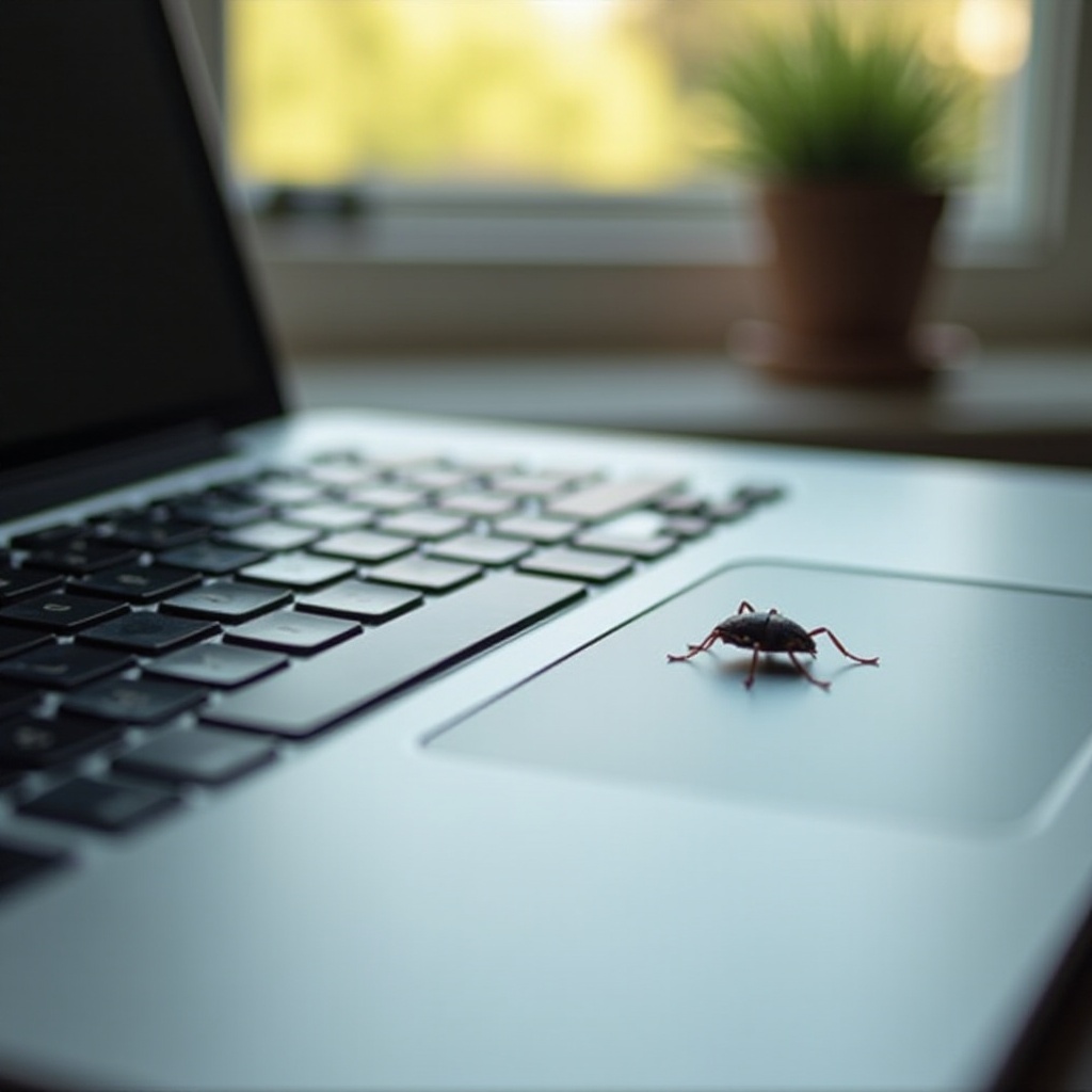 bed bugs in laptop computer