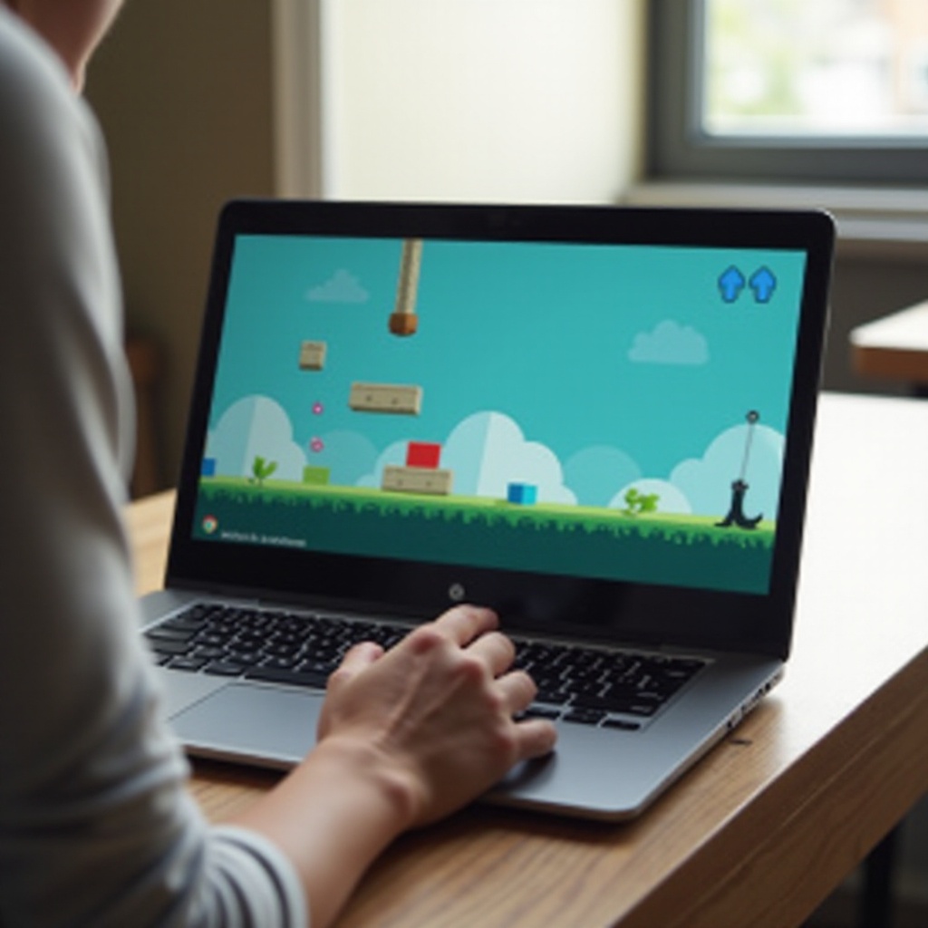 jak wyłączyć pełny ekran w bloxd.io na Chromebooku