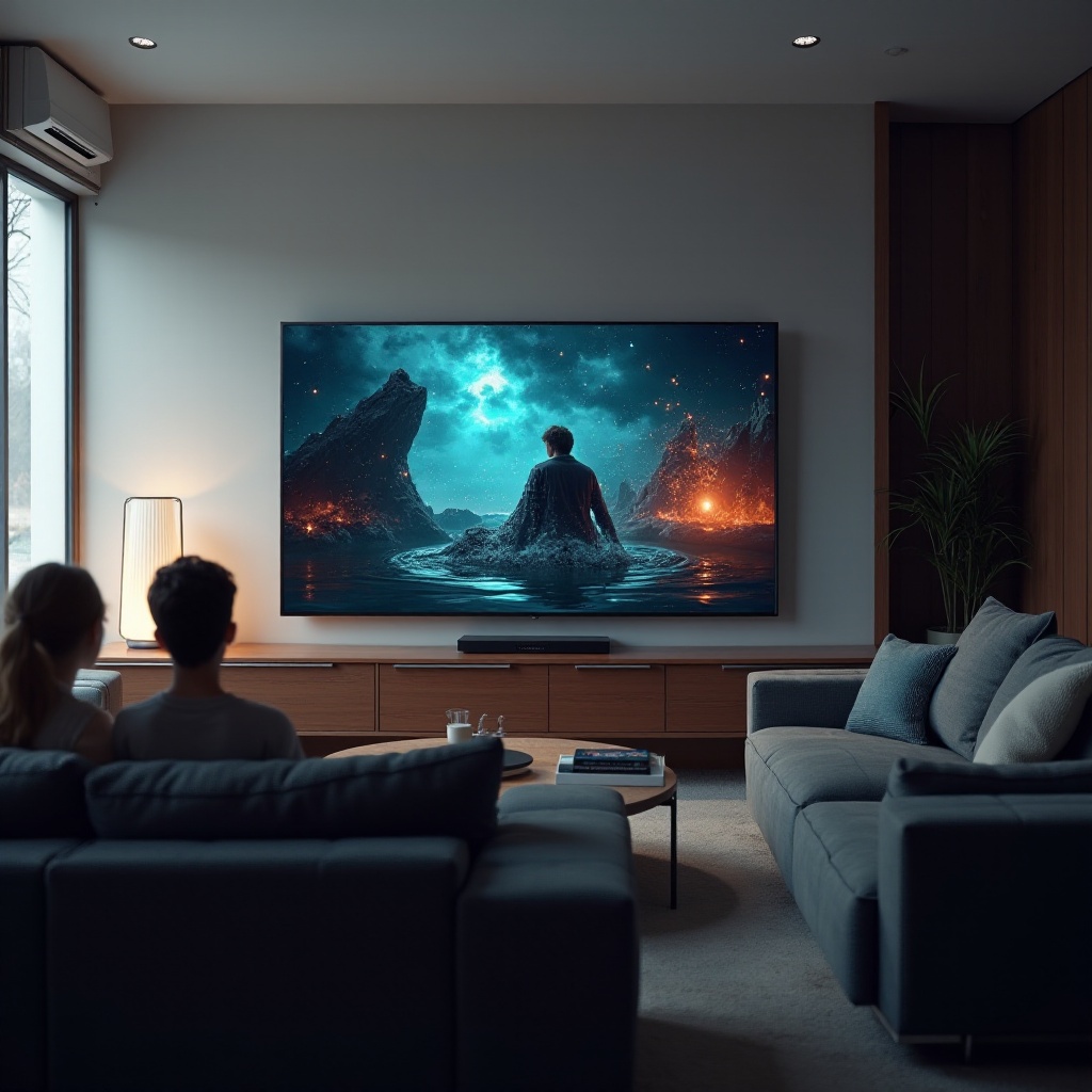 ทีวีซัมซุงที่ใช้กับ Roku ดูเหมือน HDR ภาพมีเกรนและสว่างเกินไป