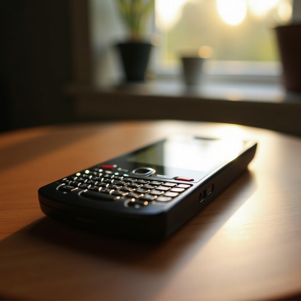 Blackberry flip telefoon met toetsenbord