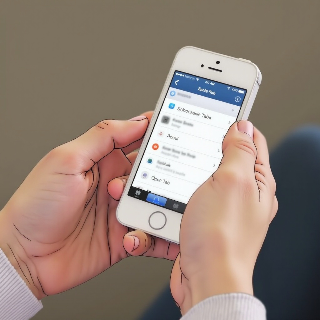 iPhone ですべてのタブを閉じる