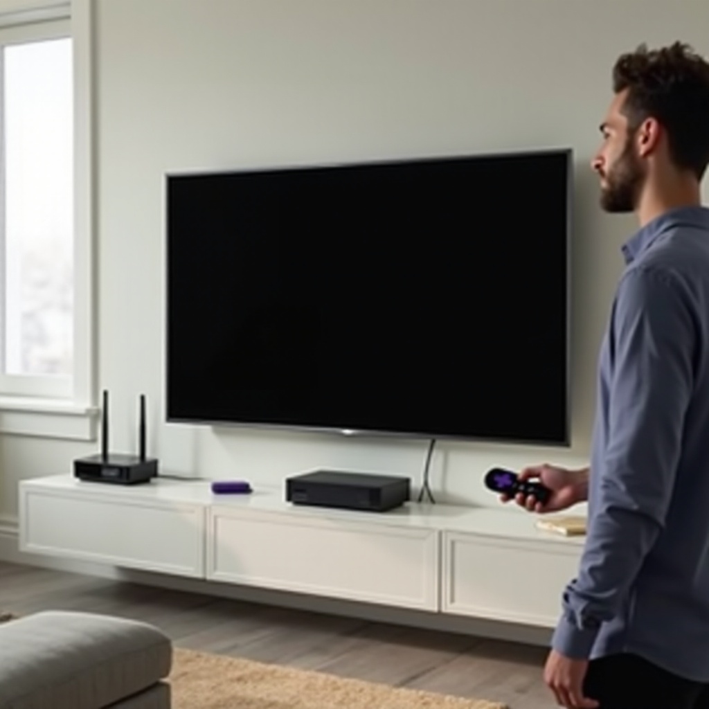 how to reset onn roku tv with black screen