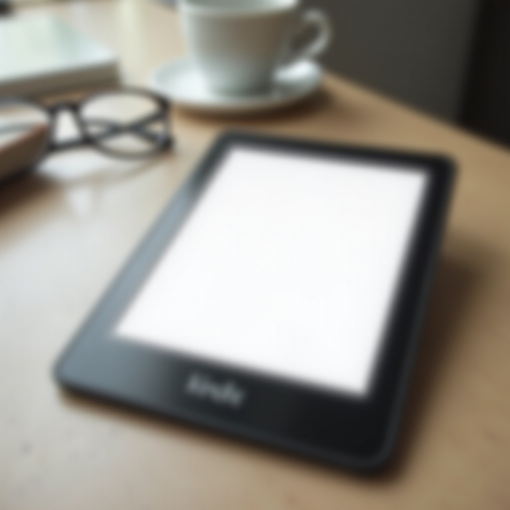 なぜ私のKindleの画面が白いのですか？
