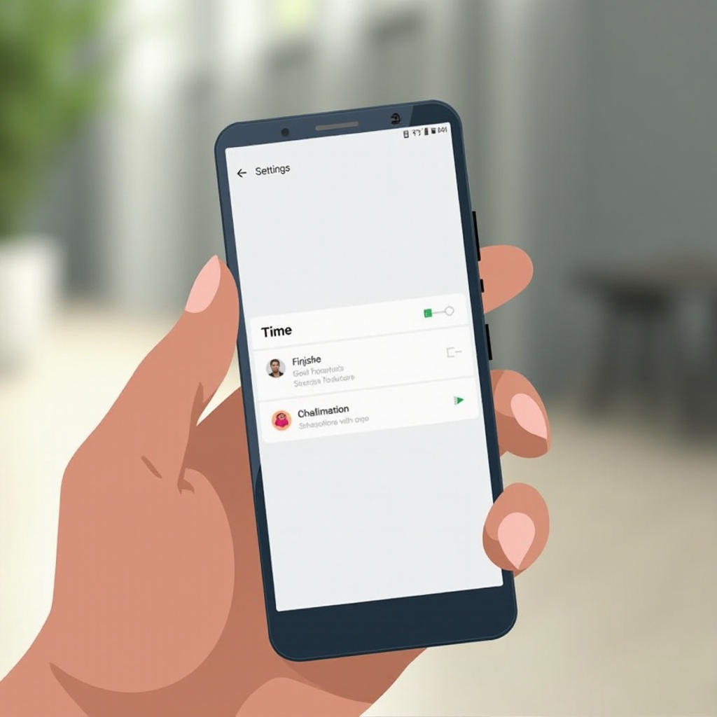 내 전화의 시간을 수정하는 방법