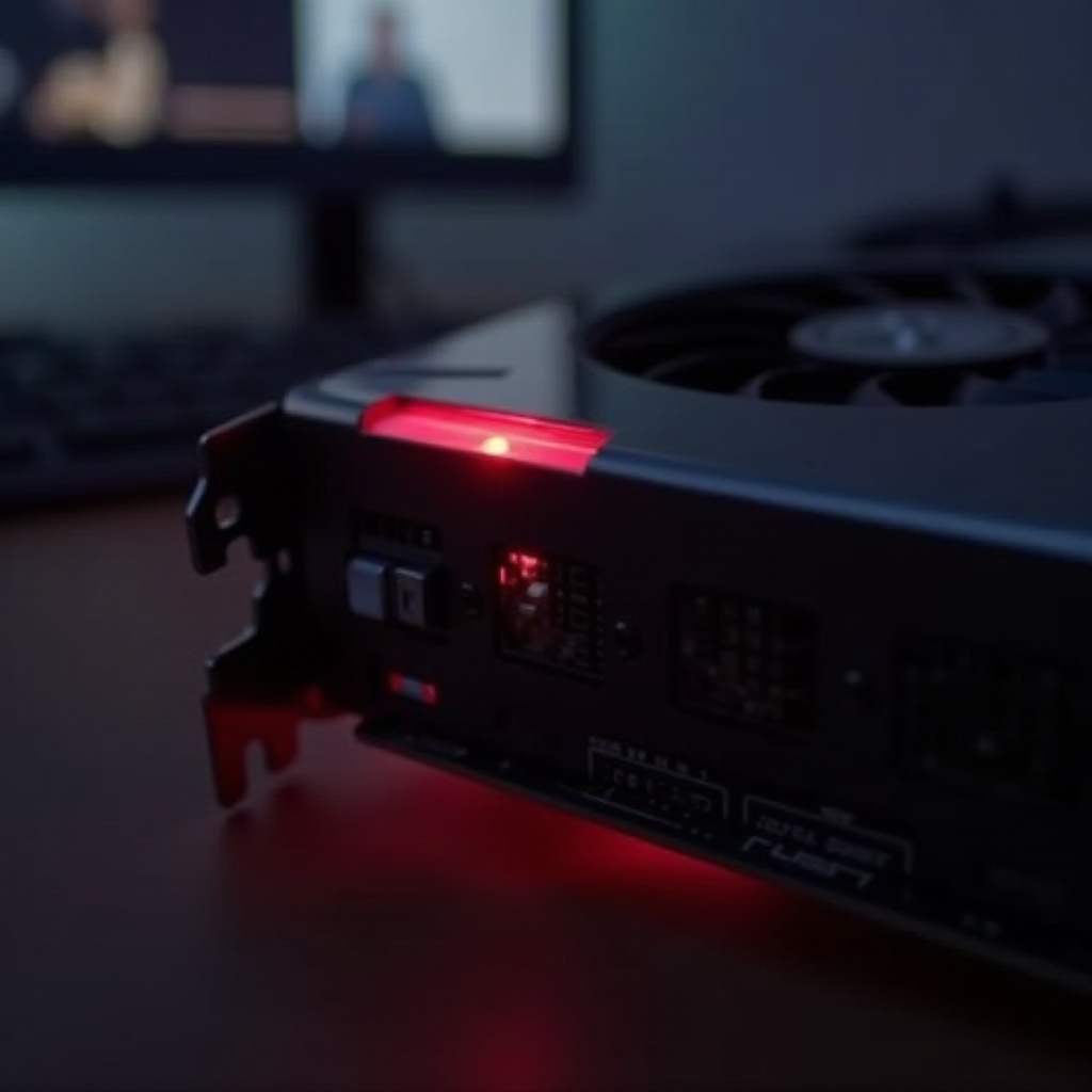 asus gpu red light when off