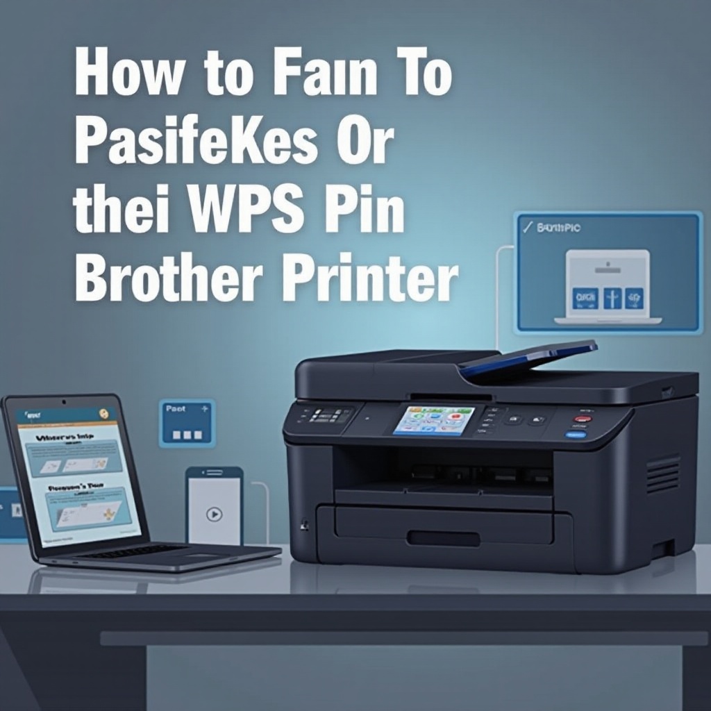 รหัสพิน wps เครื่องพิมพ์ brother