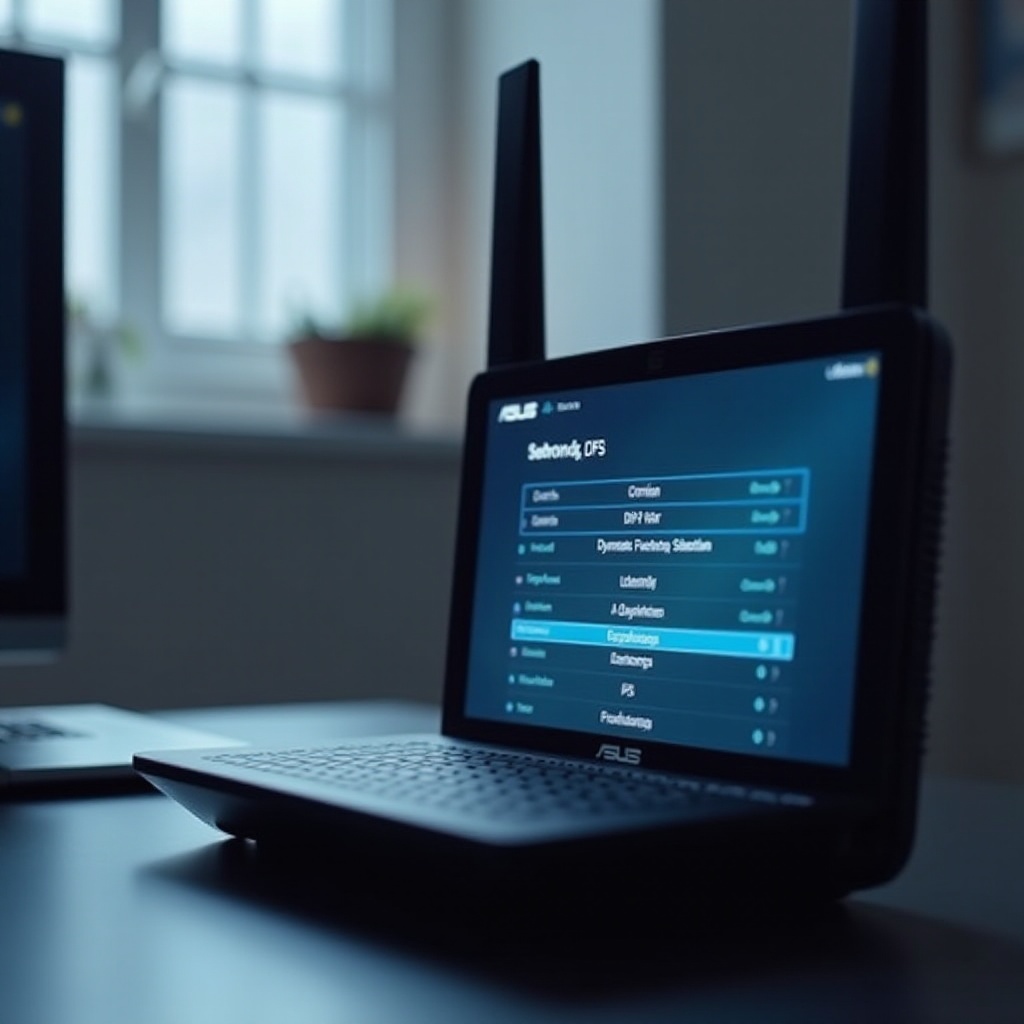 moet dfs worden ingeschakeld op asus-router
