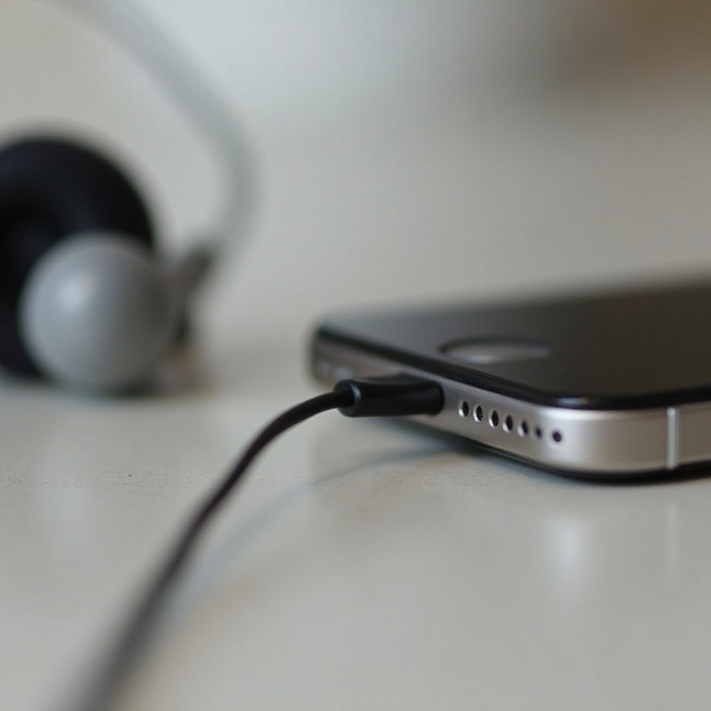słuchawki podłączone, ale dźwięk pochodzi z iPhone'a
