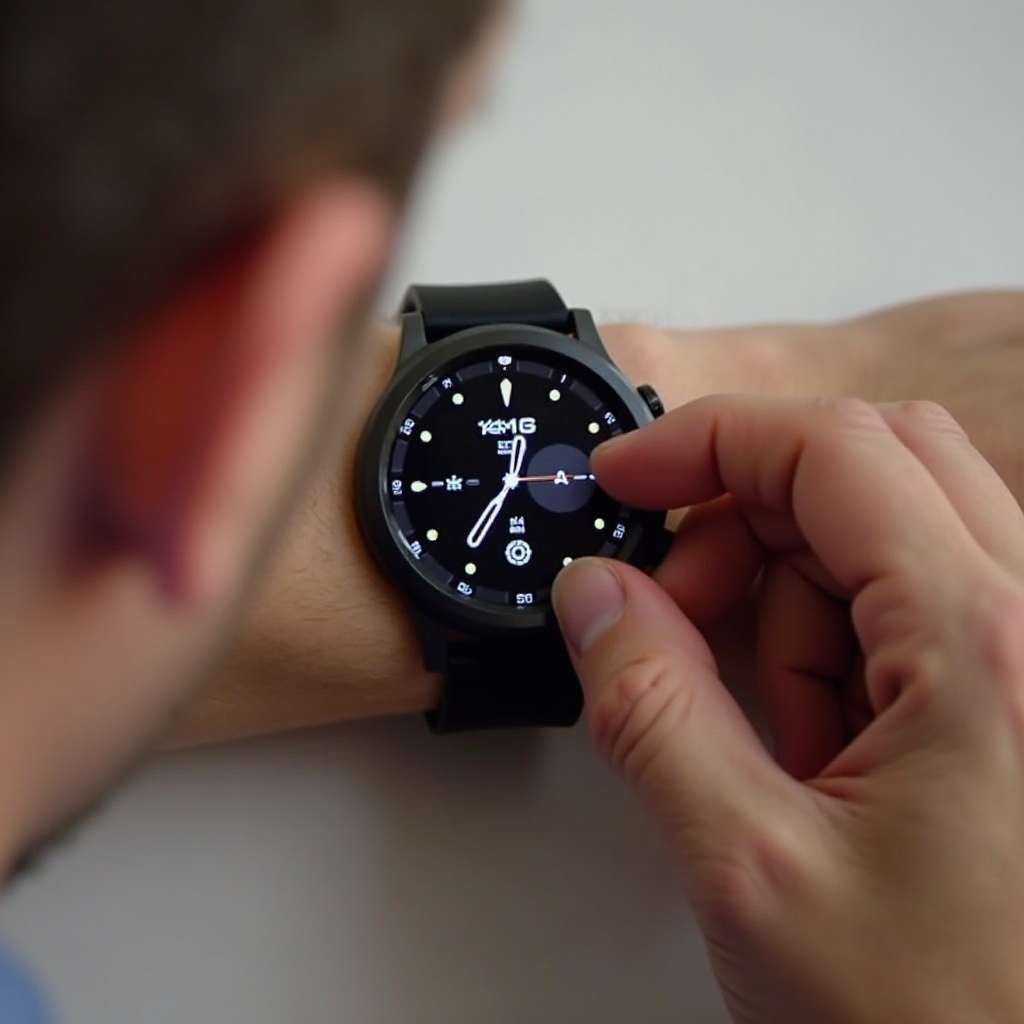 how to set my smart watch time