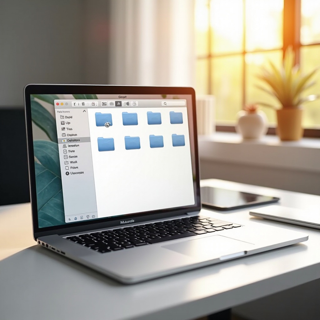 MacBookで共有フォルダを使用する方法