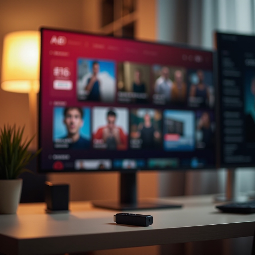 Firestickin käyttö ViewSonic VX1755 -näytössä