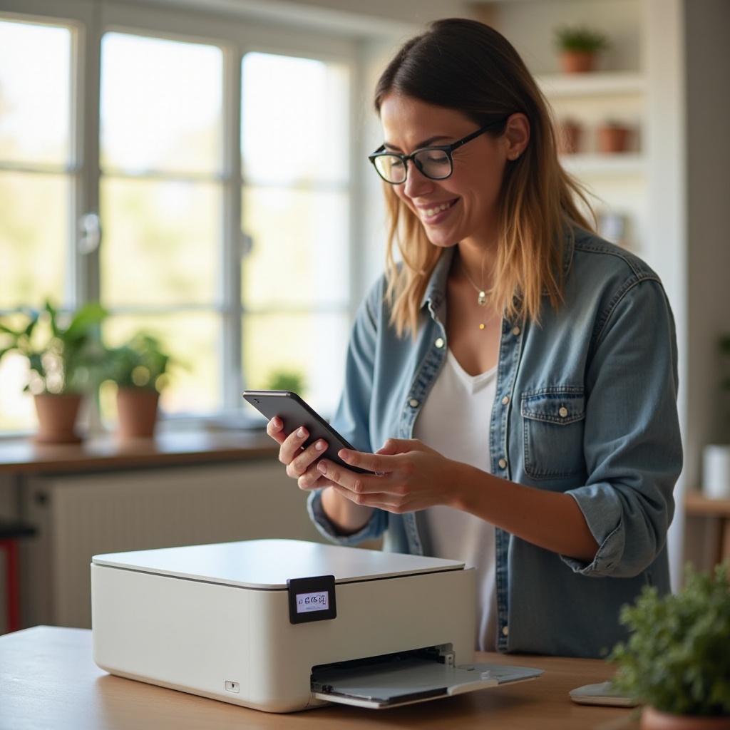 アンドロイドプリンタのセットアップ